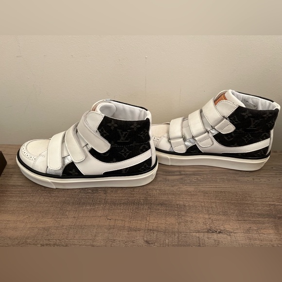 Louis vuitton monogram kids children shoes sneakers size EU 29 US 12 - Picture 2 of 9